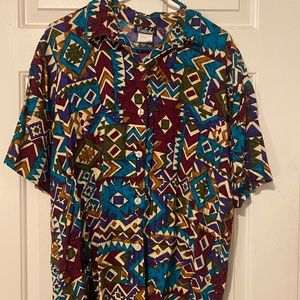 Caliche Vintage Button Down Blouse